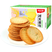 味滋源 香葱味饼干独立包装 500g 袋