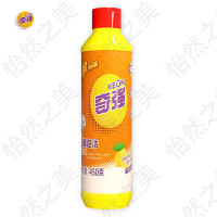 奇强洗洁精柠檬鲜活家用实惠装按压瓶式强力洗涤剂洗碗液食品级 超洁柠檬450g 1瓶