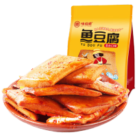 味滋源 鱼豆腐零食豆干小吃休闲食品香辣豆腐干充饥夜宵 512g 袋