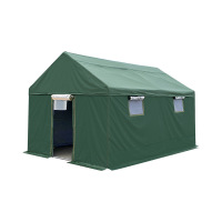 企采严选 奥田雨户外工程施工工地帐篷防雨应急救援指挥防汛抗洪救灾加棉地震帐篷5*4