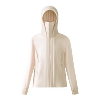 三极 TP1822 冰丝防晒大帽檐遮脸连帽皮肤衣 女款 M-3XL 冰点绿/冰雾粉/卡其/浅银灰/玉石白