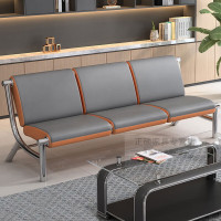 不锈钢沙发排椅三人位四人位机场等候椅输液椅候诊区椅子银行座椅 三位[电镀脚]默认图片色