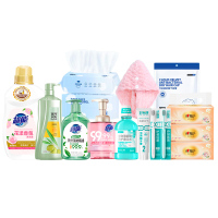 超能乐享生活组合4800g+纸巾+洗脸巾+干发帽