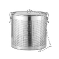 企采严选 不锈钢漏眼卤料笼