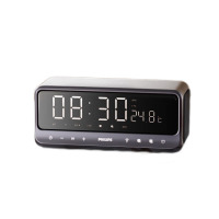 飞利浦(PHILIPS)TAS3609 时钟闹钟蓝牙音箱 3500mAh 灰色(单位:个)