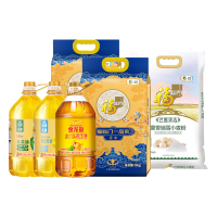 金龙鱼/福临门 米面油组合12L+15kg