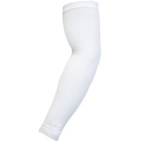 安德玛(Under Armour)冰袖防晒袖套男女冰丝套袖防紫外线冰凉柱袖护手臂袖骑行胳膊防晒 雪山白