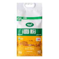 企采严选新疆艾力努尔民光小麦面粉2.5kg土各曼面粉拉条子馒头包子中筋粉(袋)