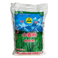 新疆中筋面粉特一粉10kg家用包子饺子馒头奇台小麦精制粉 天山面粉10kg(袋)