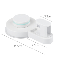 茶花255001挂钩贴 免打孔无痕粘钩卫生间浴室衣服毛巾吸盘挂钩 4个装