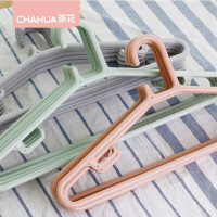 茶花 0732大衣架 晾衣架子 衣服架衣挂架晒衣架衣服撑子挂衣架 10支装