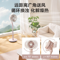 美的(Midea)[语音智控]空气循环扇/国家补贴/家用电风扇/遥控落地扇/轻音柔风立式定时/桌面小风扇