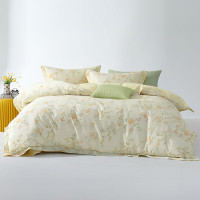 红秀世纺 纯棉四件套 梦里花园 HX2403-C005 200x230cm