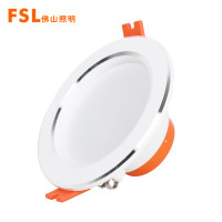 佛山照明美家二代系列银边筒灯6w白光 MQ3K-LED6-65