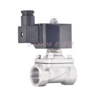 杜霍迩不锈钢真空负压电磁阀2分4分真空阀 1寸(8分)24VDC