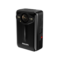 飞利浦(PHILIPS)执法记录仪VTR8003胸前防爆长续航大屏高清红外夜视黑色512G