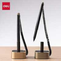 得力6796 0.5mm台笔(香槟)