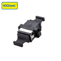 万兆通光电 光纤适配器电信级MPO光纤跳线延长对接头耦合器法兰盘16芯(单只装)