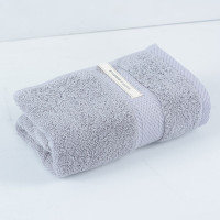 洁丽雅(Grace)纯棉毛巾单条装德国鲁道夫抗菌柔软吸水洁面巾擦脸洗脸巾 灰色