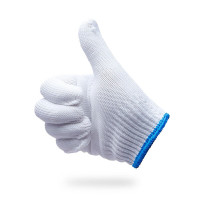 企采严选 劳保手套 十三针小号尼龙手套坯 12双 1包