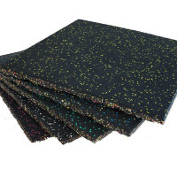 橡胶地垫健身房专用地垫减震垫KM-50*50*2.0厘米