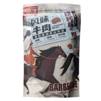 姑娘追新疆塔城风味牛肉熟食民族风系列小包装零食开袋即食 烧烤味500gX1袋装