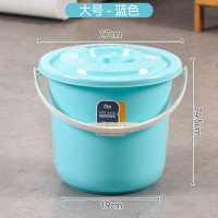蓝色塑料桶加厚加大