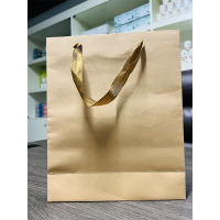 国产 大号250g 竖式棉绳黄浆牛皮纸袋 10个/包 32*40*10 大号250g