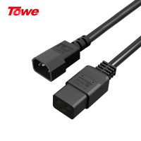 同为 PDU电源线延长线C19转C14 3*1.5平方 TW-F-C14/C19 3Mtax-supplier