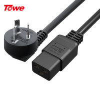 同为 国标10A转C19pdu电源线UPS延长线TW-F-G10/C19 3M