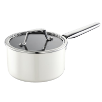 德世朗云璟系列珐琅奶锅DP908-S18 白色