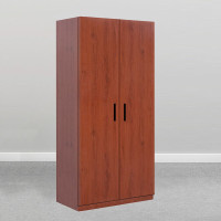 圣德列 衣柜员工宿舍衣柜简易木质小户型衣橱简约现代两门衣柜