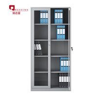 (对开玻文件柜)1800*850*390, 0.7MM厚度