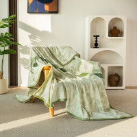 红蜻蜓 云丝绒盖毯-青澜暖韵HQT-TZ7103