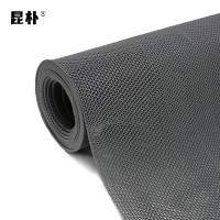 昆朴 PVC镂空防滑垫浴室卫生间厨房地垫室外泳池防滑垫 灰色 加厚加密5.0mm宽1.6m JH50160