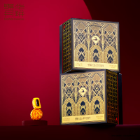 [八钢专用]锦华黑松露流心奶黄月饼540g/盒