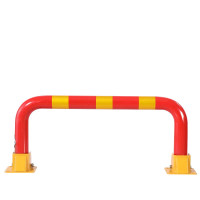 加厚U型私人汽车车位锁地锁停车位龙门地桩锁占位停车桩器 龙门锁0.8米长30高红色