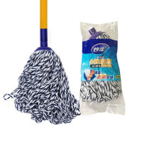 妙洁 拖把 棉质 拧水拖把墩布拖+替换装 全效易洁型 1杆2头