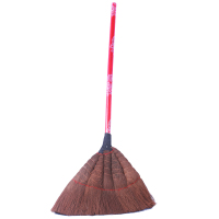 椰棕扫 软毛棕 扫把 鬃毛笤帚扫地马路扫帚 柄长1.3米 加长加粗款