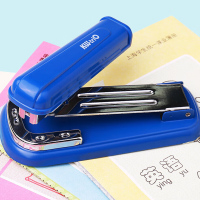 可得优(KW-triO)5360R 全方位360度可旋转订书机办公学生骑马钉中缝订书器可订25页 蓝色