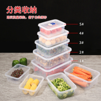 巨博(JOBO) 商用保鲜盒3L 冰箱分类收纳盒蔬菜水果食品储物盒 5个起售 27.5*18.7*9.8cm