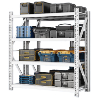 中伟(ZHONGWEI)仓储货架仓库多层储物架器材架超市库房货架150*60*200cm/240KG