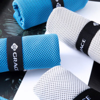 JZSB/京洲实邦 户外运动冷感毛巾 JZSB-MZ-001 灰色30×90cm 1个 销售单位:个