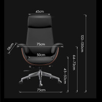 兰冉 舒适电脑椅家用大班椅老板椅书房办公椅升降转椅靠背椅子高背椅