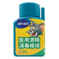 海氏海诺医用酒精消毒棉球25粒