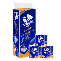 维达V4069 140克4层蓝色经典有芯卫卷(10卷/提×6)装/袋