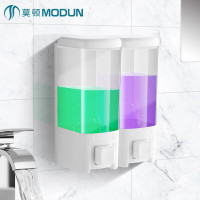 莫顿挂壁式单头手动皂液器皂液盒洗手液瓶酒店宾馆放皂液容器 M-1628单头白色