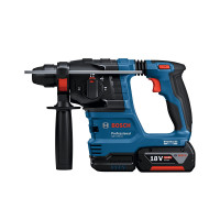 博世(BOSCH)电锤冲击钻无刷18V锂电充电式家用多功能电钻 GBH185 5.0Ah双电