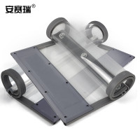 安赛瑞 磁性自吸软门帘 透明磁吸门帘2.5mm厚每平米(定制款)挡风防冷气保暖帘 超市商场商用PVC软门帘23931