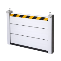 鸣固 挡水板 防汛挡水板地下室车库地铁门口防洪挡板移动铝合金防水墙 尺寸定做[定制请联系在线客服]